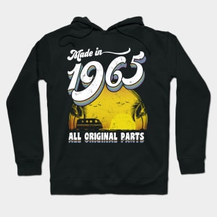 Made in 1965 All Original Parts 53d Birthday Gift Hoodie